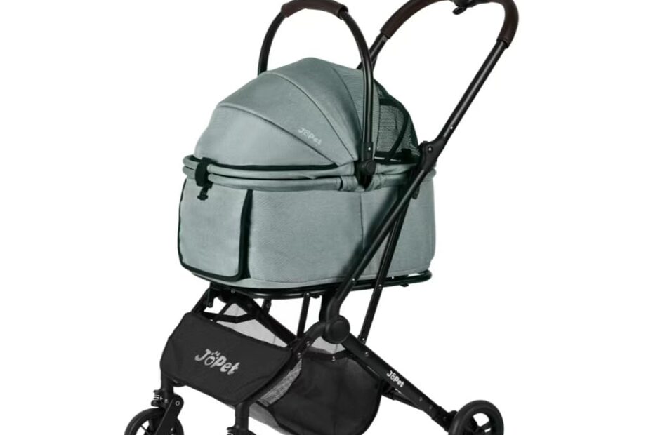 Ultimate Comfort on the Go: Review of the Nimbus Grey Pet Stroller for Small and Medium Dogs