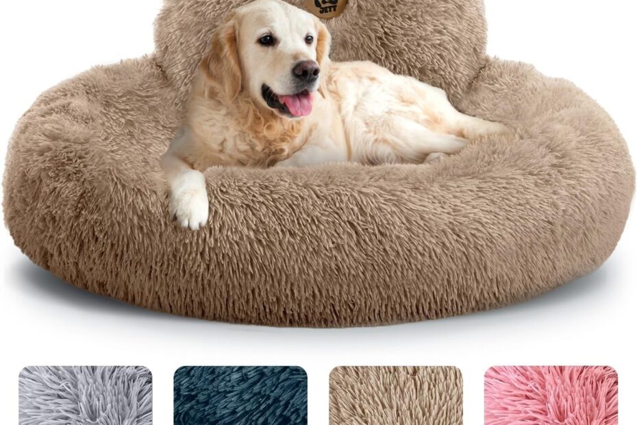 Ultimate Comfort: PetJett Calming Donut Bed for Large Dogs Review