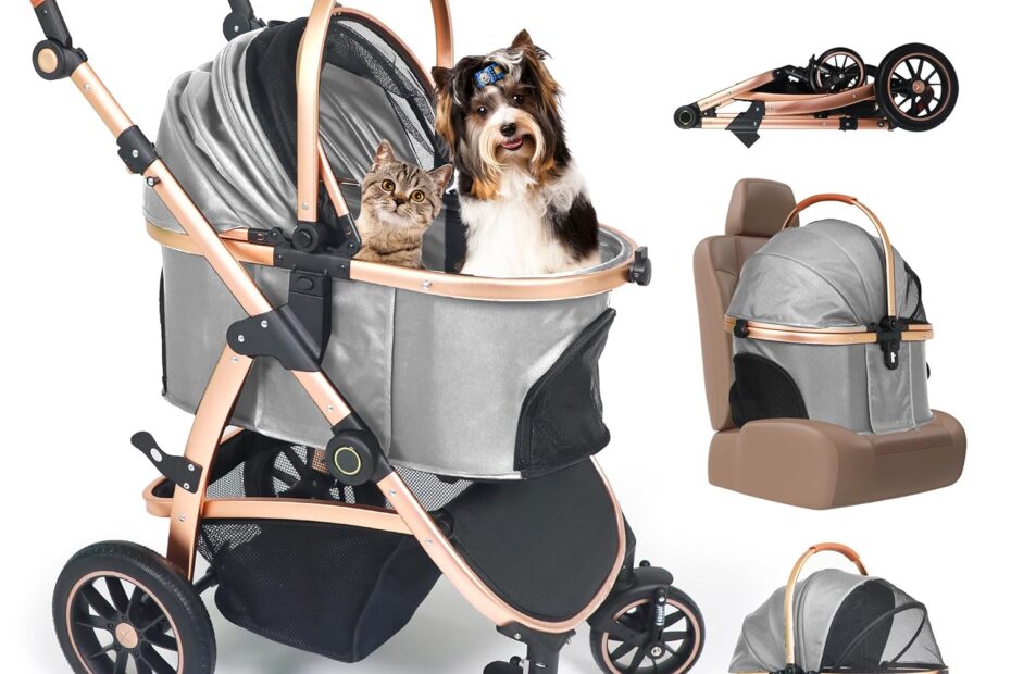 Ultimate Comfort: Review of the 3 in 1 Pet Stroller for Your Furry Friends