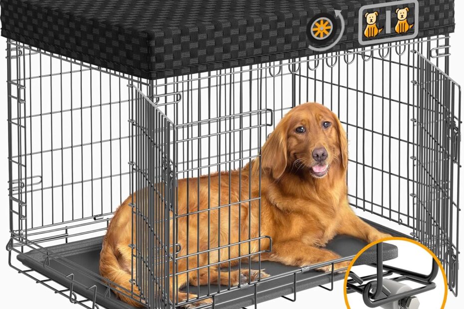 Ultimate Comfort: Review of the 42 Inch XL Dog Crate with Divider and Wheels