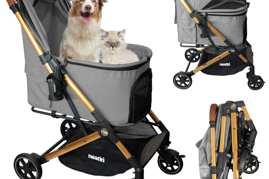 Ultimate Comfort: Review of the Foldable Pet Stroller for Dogs and Cats