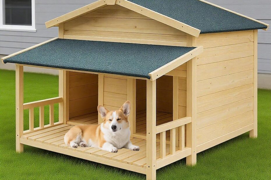 Ultimate Comfort: Review of the Weatherproof Large Outdoor Wooden Dog House