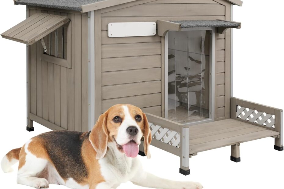Ultimate Comfort: Review of the Weatherproof Wooden Dog House with Porch