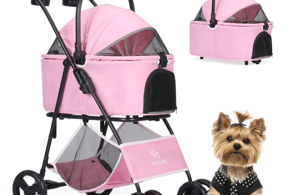 Ultimate Comfort: The 2-in-1 Foldable Pet Stroller Review