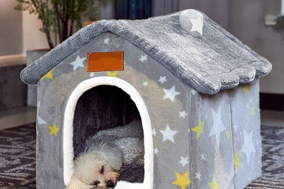 Ultimate Comfort: The Foldable Indoor Memory Sponge Dog House for Pets of All Sizes