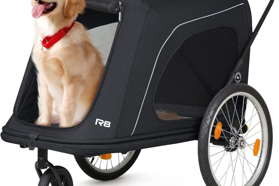 Ultimate Comfort: The R8 Extra Large Foldable Pet Stroller Review