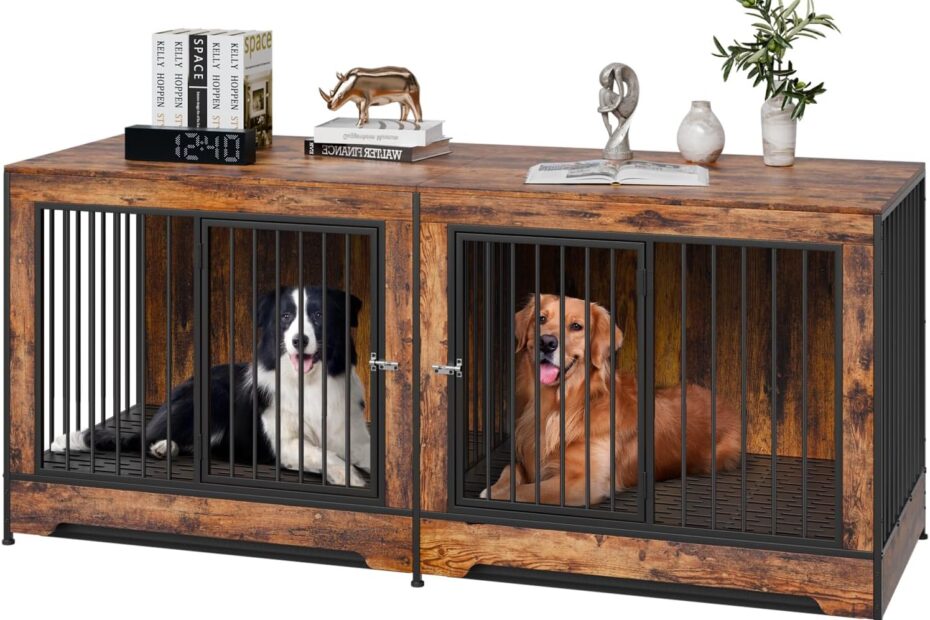 Ultimate Comfort: VEVOR 75" Double Dog Crate Furniture Review