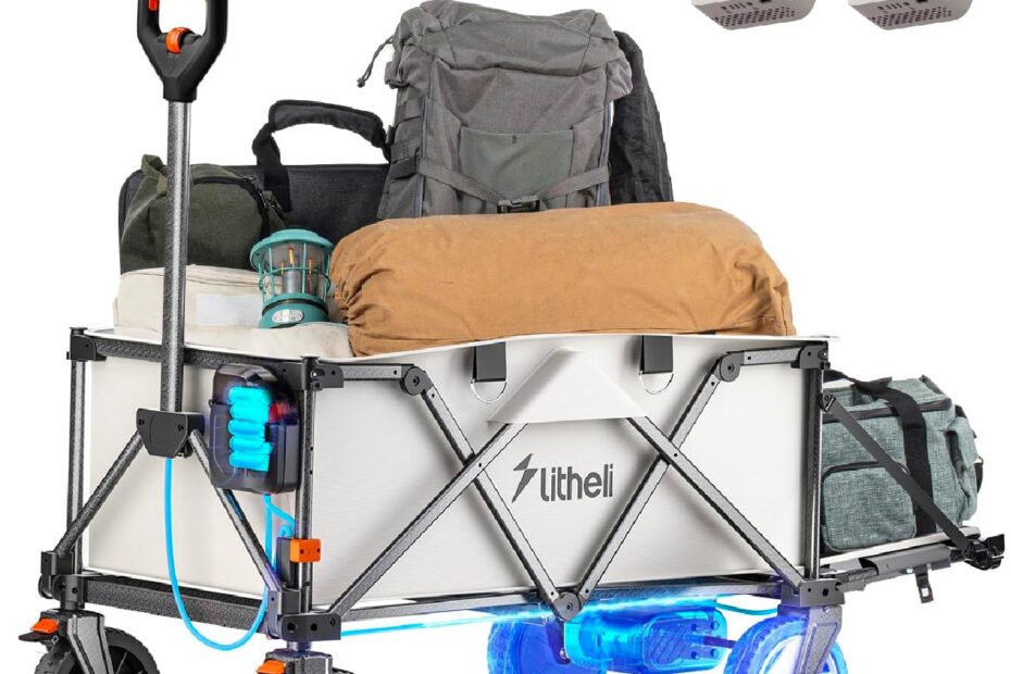 Ultimate Convenience: Litheli Electric Utility Wagon Cart Review