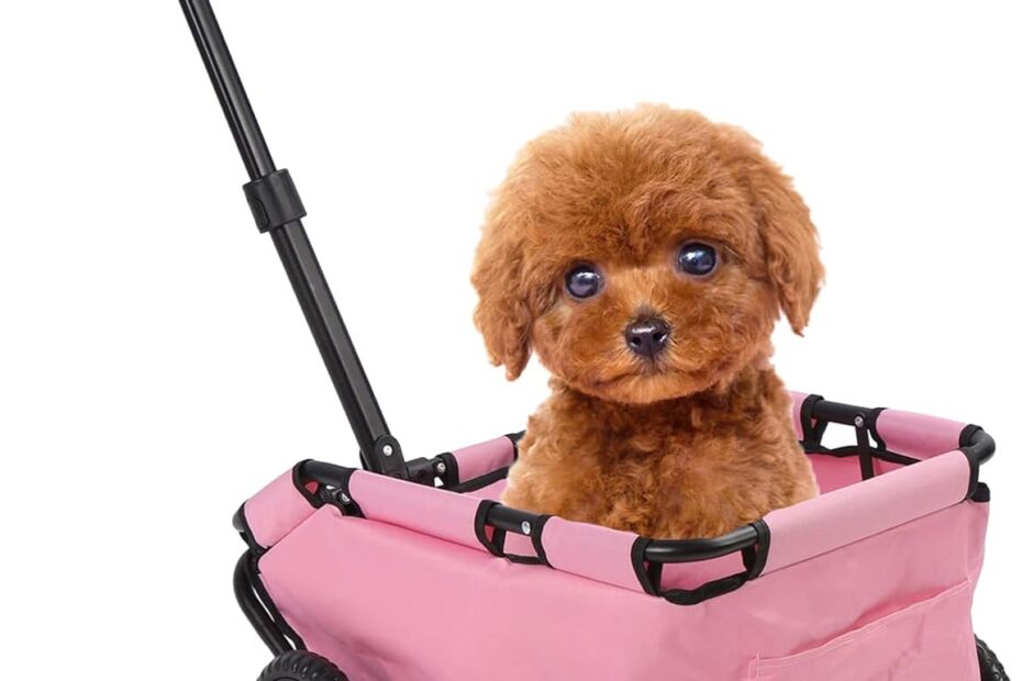 Ultimate Convenience: Review of the 4 Wheels Folding Pet Stroller for Small Dogs and Cats