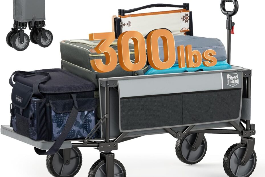 Ultimate Convenience: Timber Ridge 49" Folding Wagon Review for Outdoor Adventures