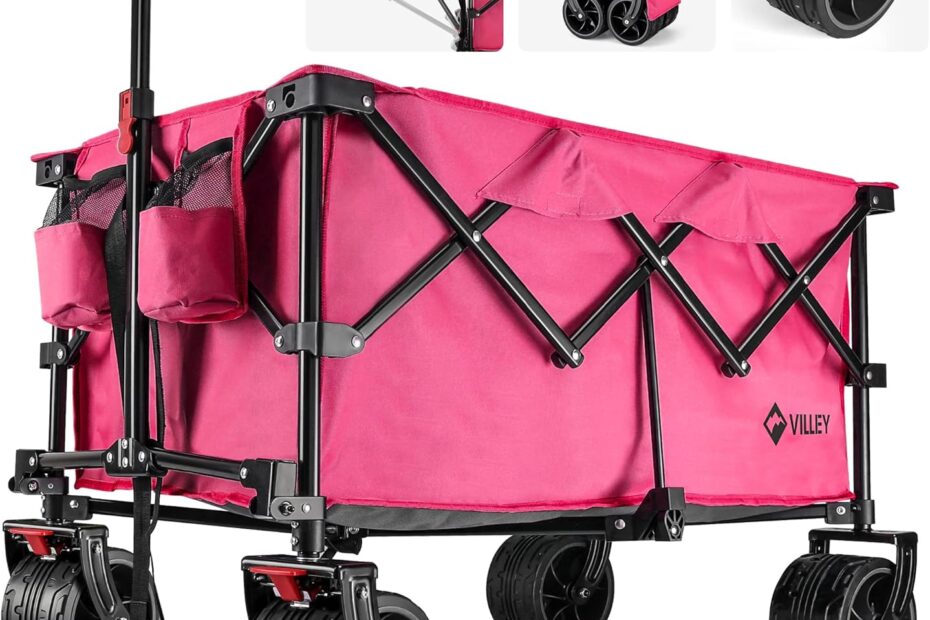 Ultimate Convenience: VILLEY's Heavy-Duty Collapsible Folding Wagon Review