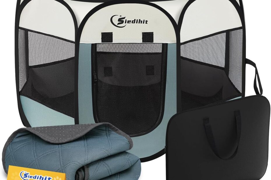 Ultimate Dog Playpen: Portable Protection for Your Pups and Kitties!