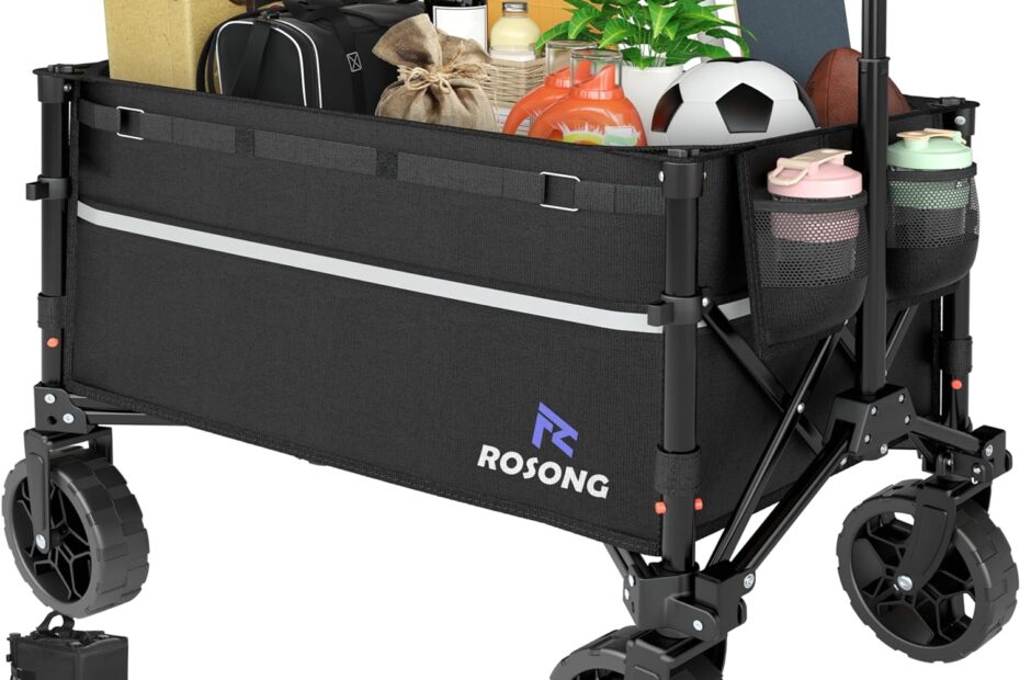 Ultimate Folding Wagon: Your Go-To Cart for Grocery, Sports, and Adventure!