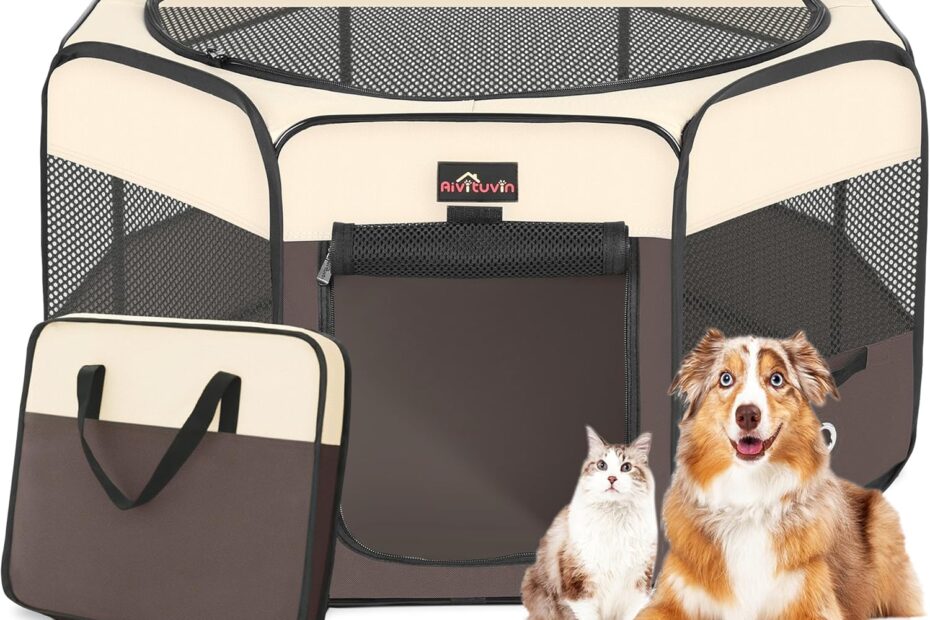 Ultimate Freedom: Aivituvin's Portable Dog Playpen Reviewed!