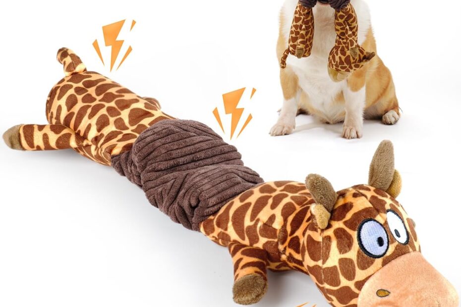 Ultimate Fun for Fido: The 3-in-1 Squeaky Giraffe Toy Review!