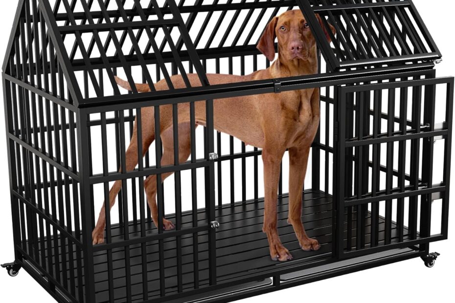 Ultimate Heavy Duty Dog Crate: The Perfect Sanctuary for Your Giant Pup!