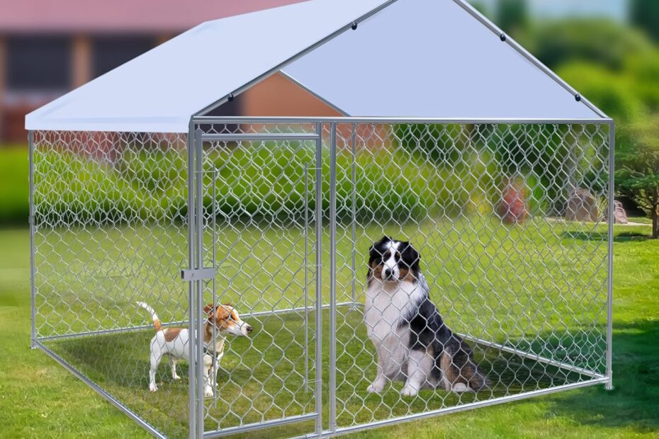 Ultimate Outdoor Dog Kennel Review: Secure & Spacious 78'' x 78'' Metal Playpen