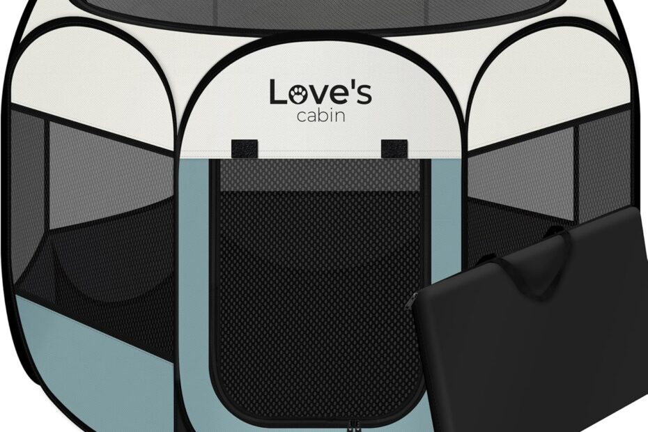 Ultimate Playtime: Review of Love's Cabin Large Dog Playpen