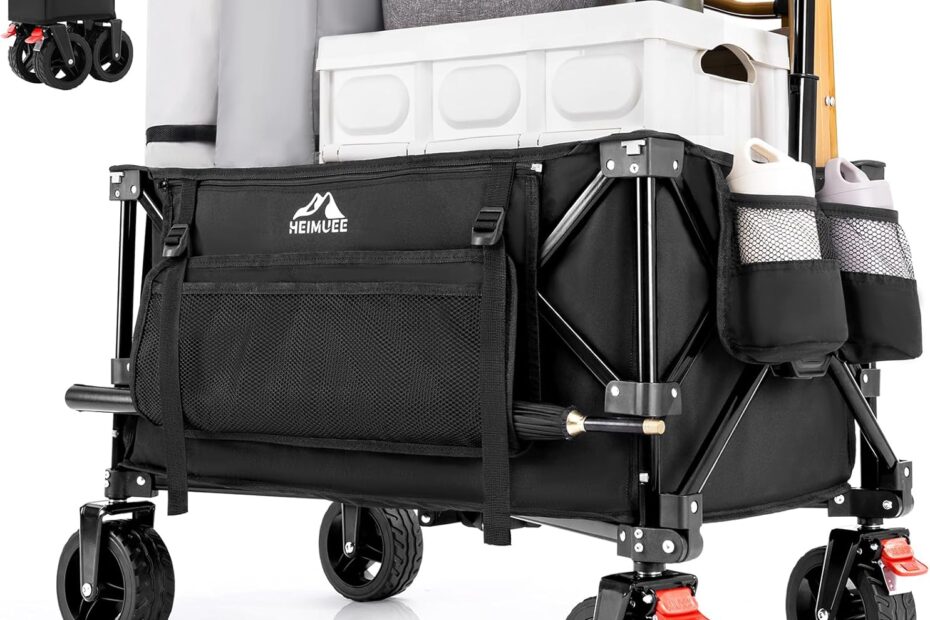 Ultimate Review: 150L Heavy Duty Foldable Wagon for All Your Outdoor Needs!