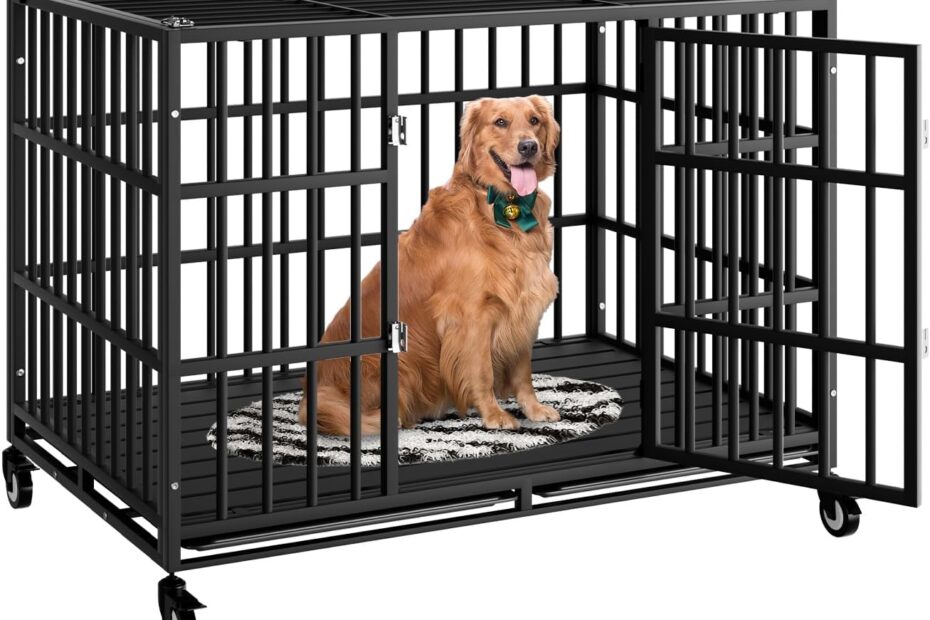 Ultimate Review: 48 Inch Heavy Duty Dog Crate - The Indestructible Escape-Proof Solution!