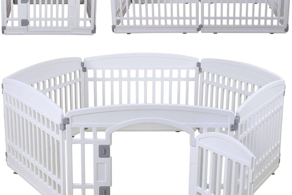 Ultimate Review: Heavy-Duty Plastic Pet Playpen for Puppies & Small Dogs