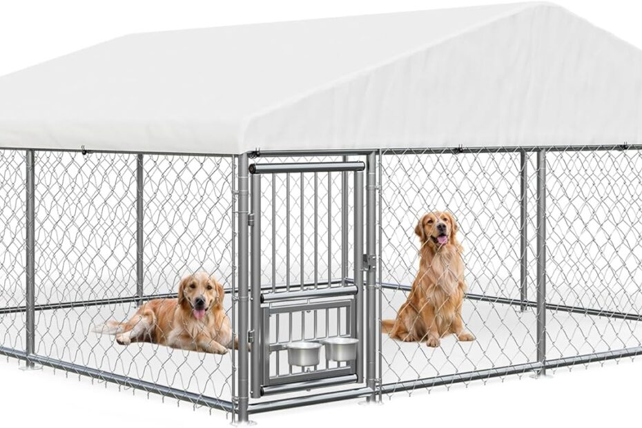 Ultimate Spacious 10x10 FT Outdoor Dog Kennel: A Review of Comfort and Durability