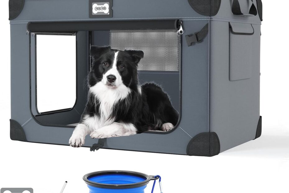 Ultimate Travel Companion: 36-Inch Soft Dog Crate Review for Large Dogs