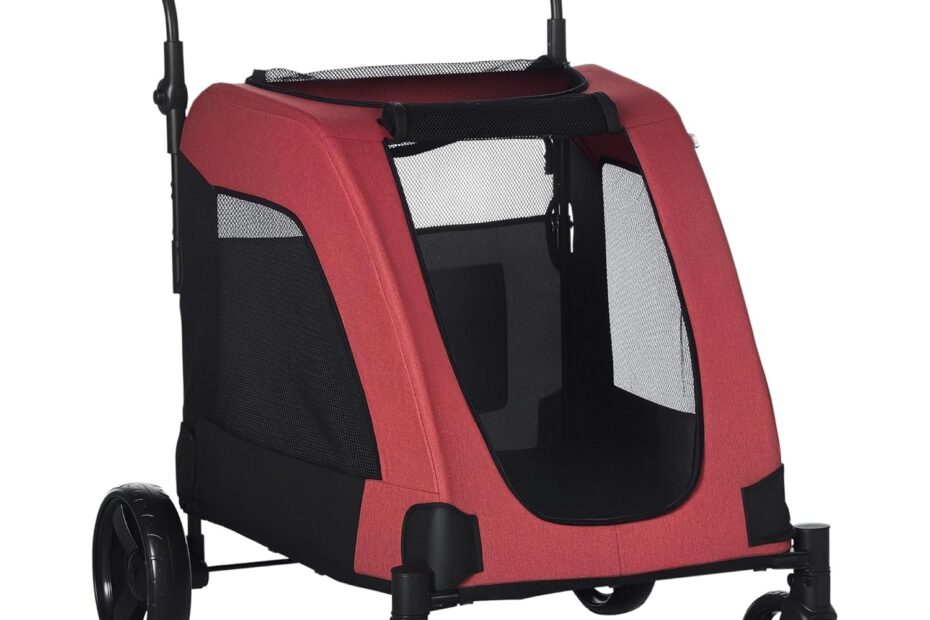 Unleash Adventure: A Review of the PawHut Dog Stroller for Medium and Large Dogs