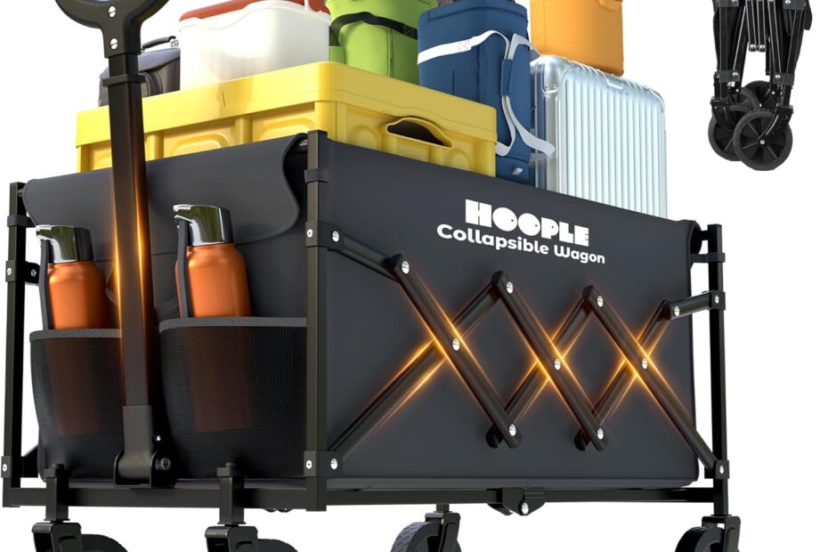 Unleash Adventure: The HOOPLE Collapsible Wagon Cart Reviewed!