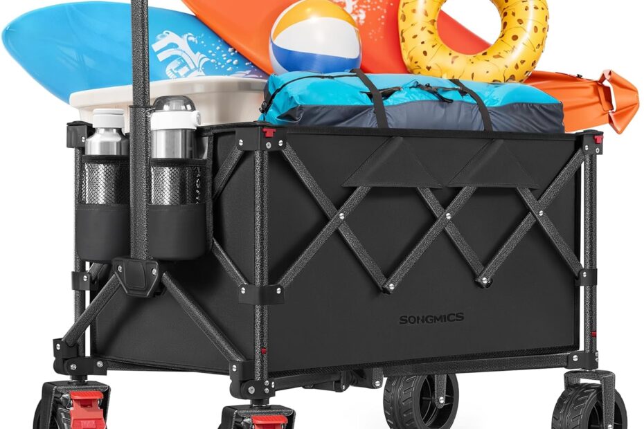 Unleash Adventure: The SONGMICS 40-Gallon Collapsible Wagon Review