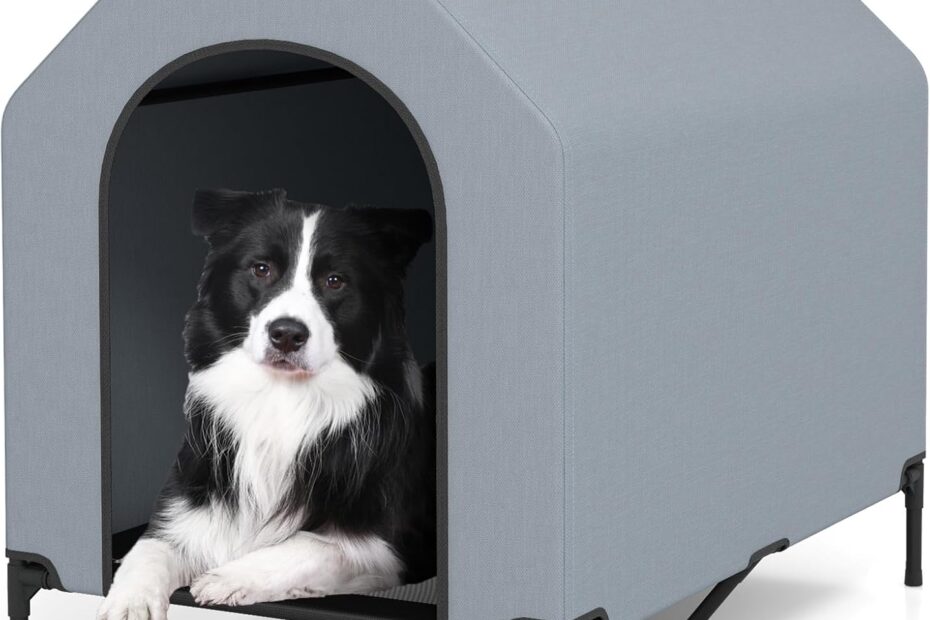 Unleash Comfort: Review of the Giantex 43" Outdoor Dog House for Large Breeds