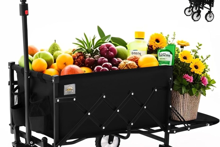 Unleash Convenience: The Ultimate Folding Wagon Cart for All Your Outdoor Needs!