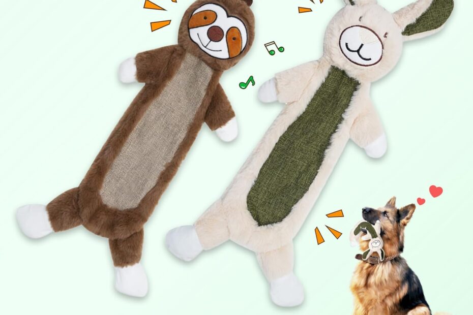 Unleash Fun: Top-Rated Crinkle Squeaky Dog Toys for Aggressive Chewers