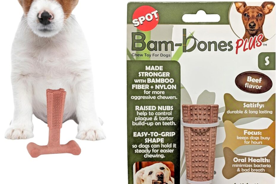 Unleash Playtime: SPOT Bam-Bones Plus T Bone for Tough Chewers!