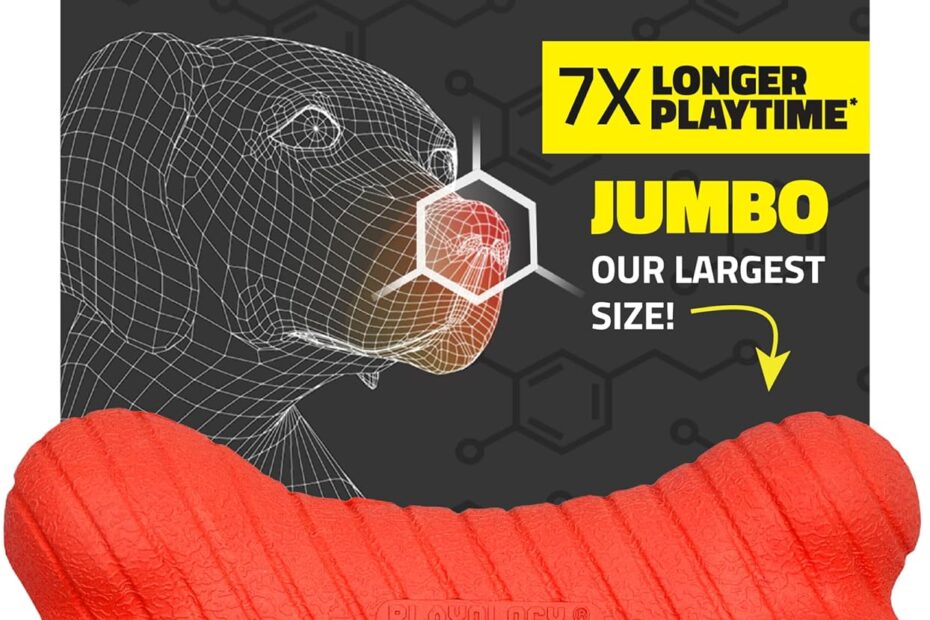 Unleash the Fun: Playology Dual Layer Bone Chew Toy Review for Large Dogs!