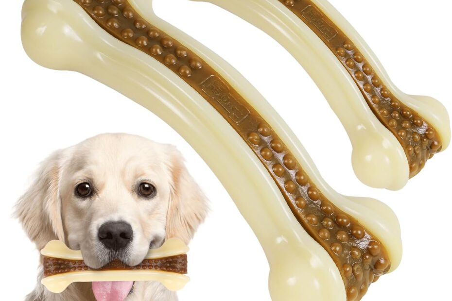 Unleash the Fun: Top-Rated Nylon Dog Bones for Aggressive Chewers!