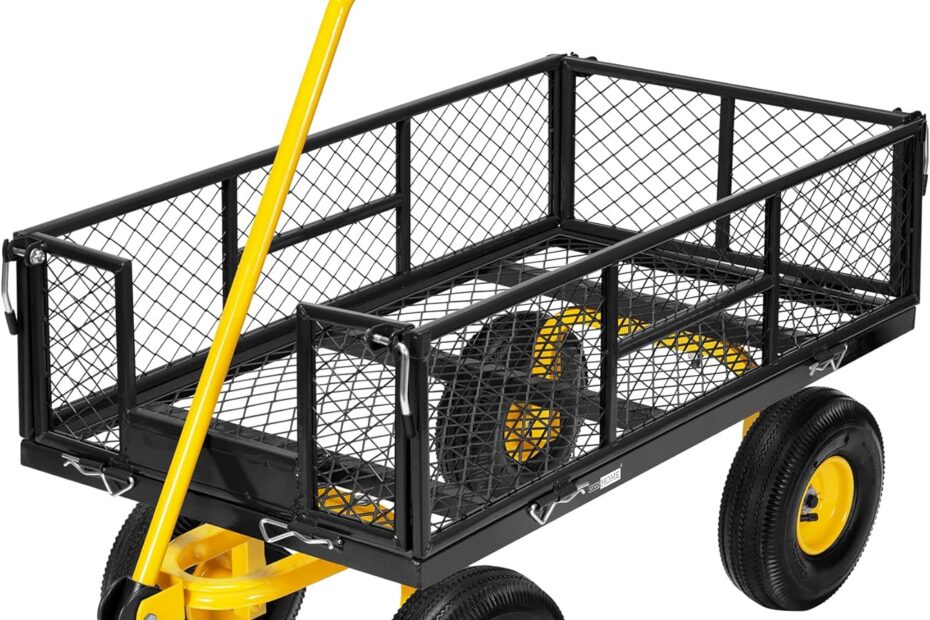 Unleash Your Garden Power: Review of the VIVOHOME Heavy Duty Utility Wagon
