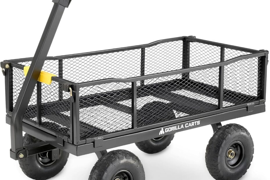 Unleash Your Garden's Potential: Review of the Gorilla Carts Steel Utility Wagon