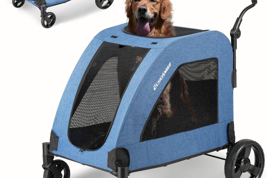 Unleashing Comfort: The EchoSmile Heavy-Duty Dog Stroller Review