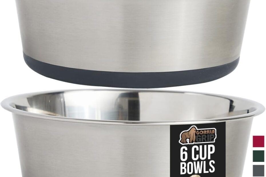Unleashing Quality: GORILLA GRIP Heavy Duty Dog Bowls Review