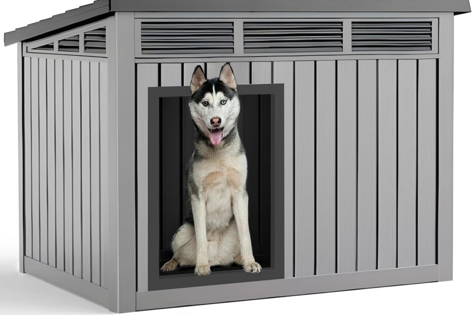 VIXZEN Waterproof Dog House: The Ideal Indoor/Outdoor Haven for Your Furry Friends!