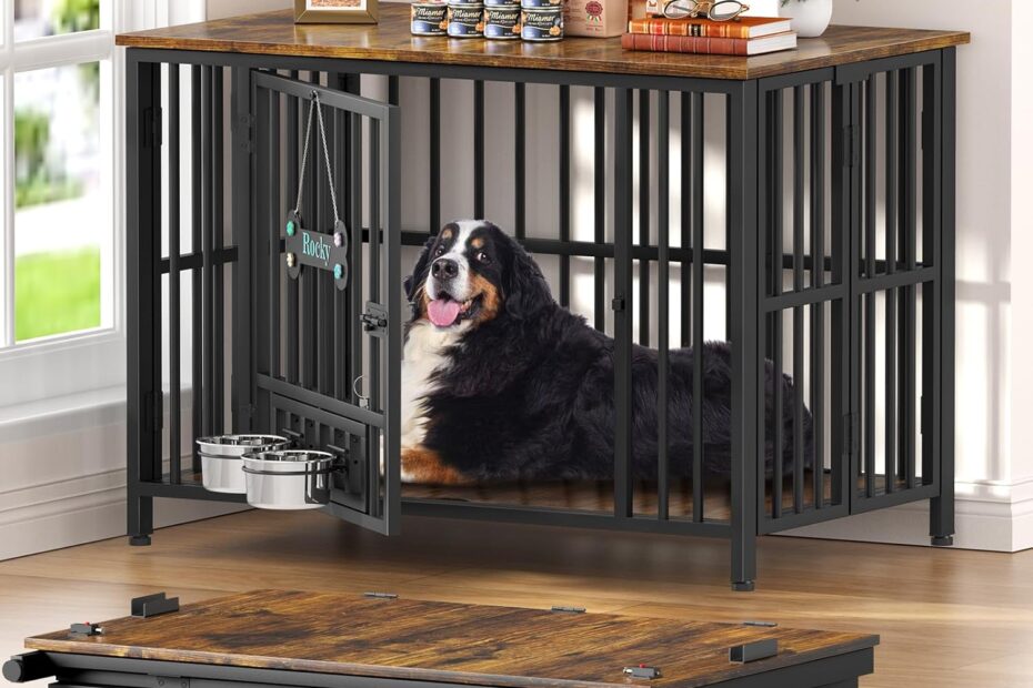 Your Stylish Solution: The Easycom 41" Dog Crate Furniture Review