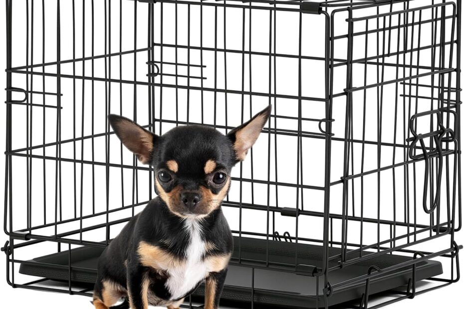 BestPet 18" Dog Crate: The Perfect Portable Solution for Small Breeds!