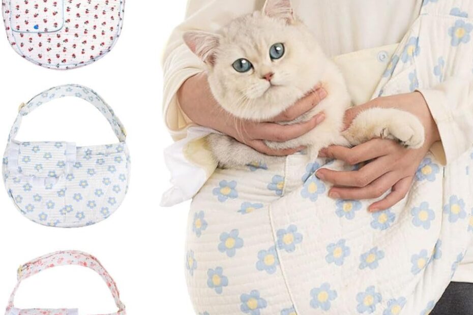 Comfort on the Go: The Ultimate Flower Pet Sling Carrier for Small Dogs