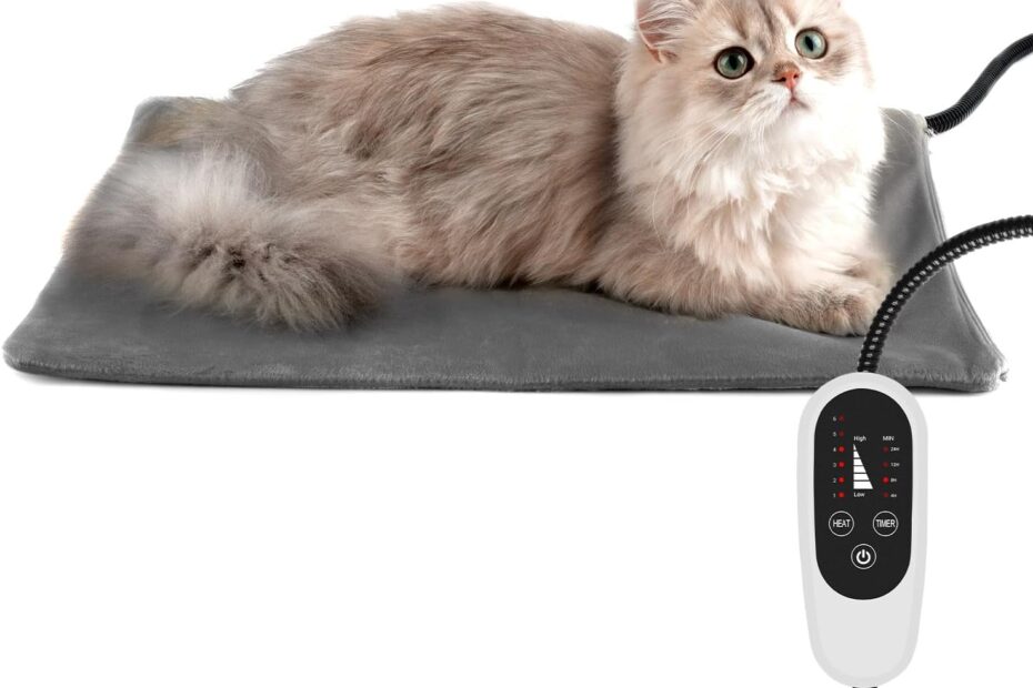 Cozy Comfort: NICREW Adjustable Heating Pad for Your Feline Friends