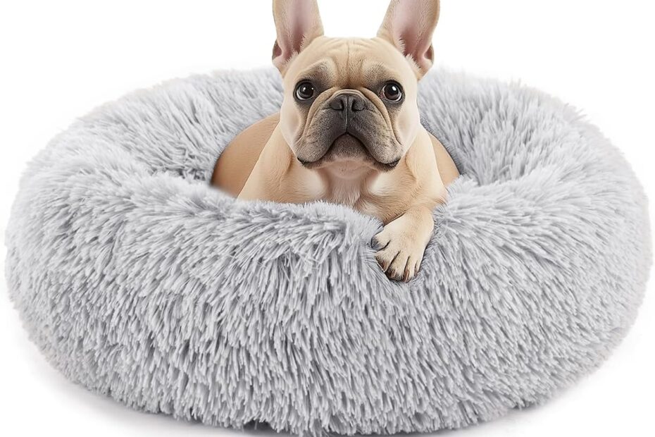 Cozy Comfort: The Sweetcrispy Calming Donut Bed for Happy Pets