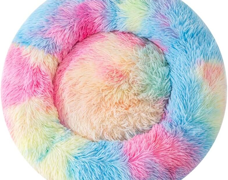 Cozy Comfort: The Ultimate Donut Bed for Your Small Pets!