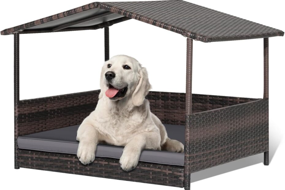 Cozy & Durable: The Ultimate Wicker Dog Bed House Review