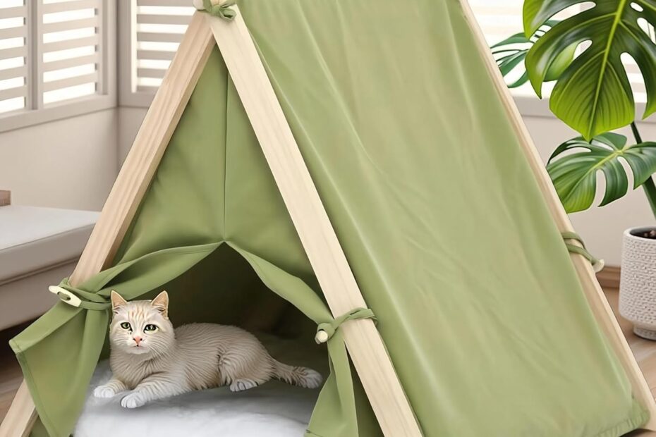 Cozy Retreat: Review of the Dog Teepee Tent Bed for Small Pets