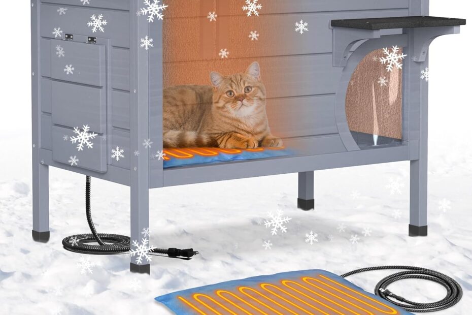 Cozy & Warm: The Ultimate Heated Cat House for Outdoor Feline Friends